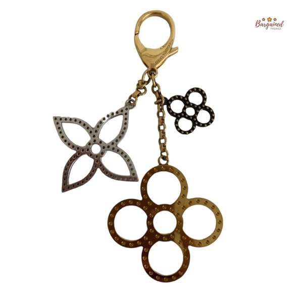 Authentic LOUIS VUITTON Goldtone Tapage Key Holder And Bag Charm - CK 0112 - Picture 3 of 12